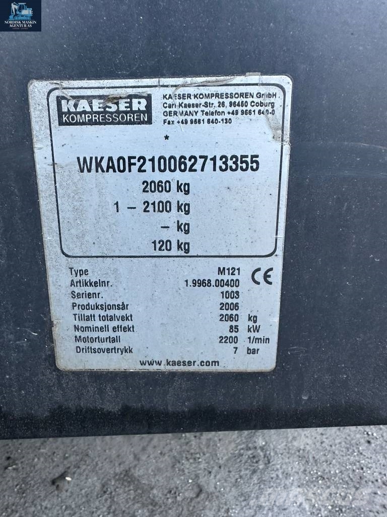Kaeser M 121 Kompressorer