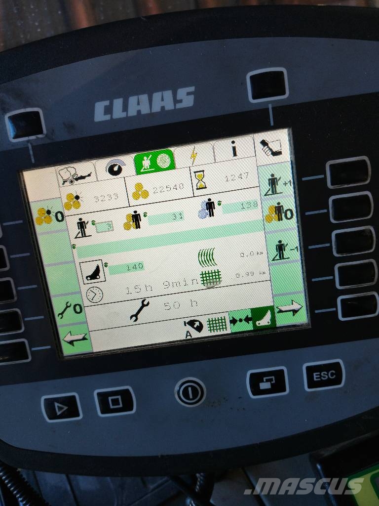 CLAAS Rollant 375 Uniwrap Ritinių presai
