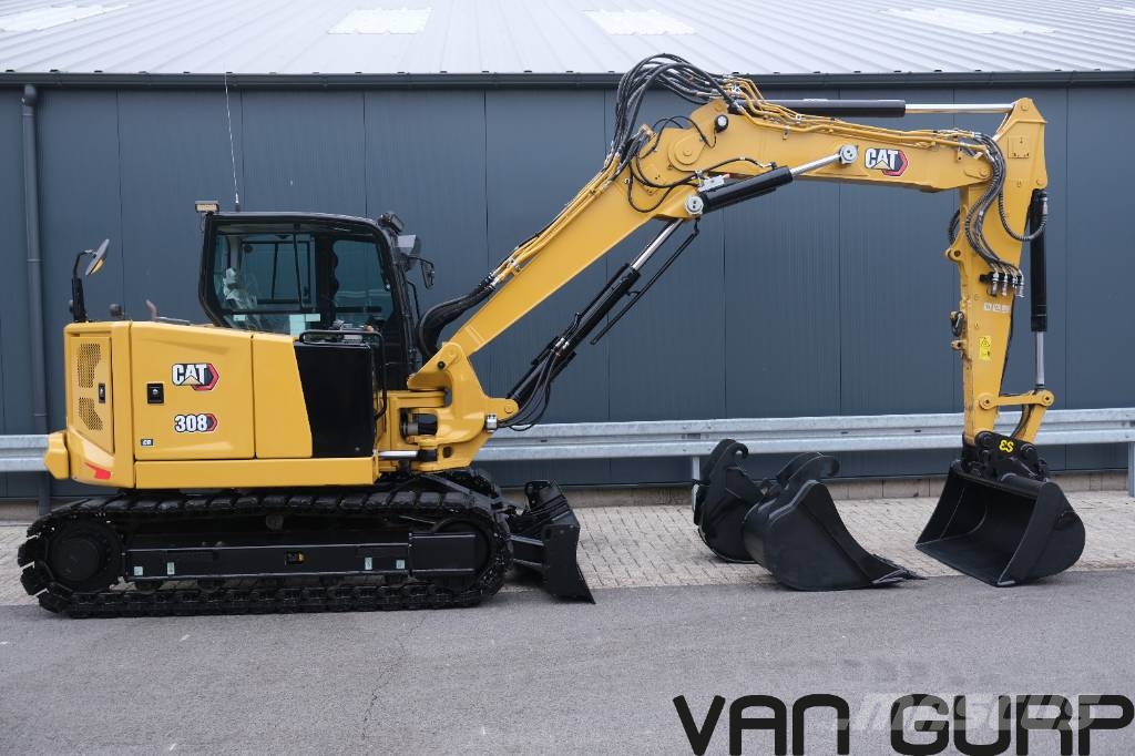 CAT 308 CR | 2022 | 1400h | A/C | verstelgiek Midigraafmachines 7t - 12t