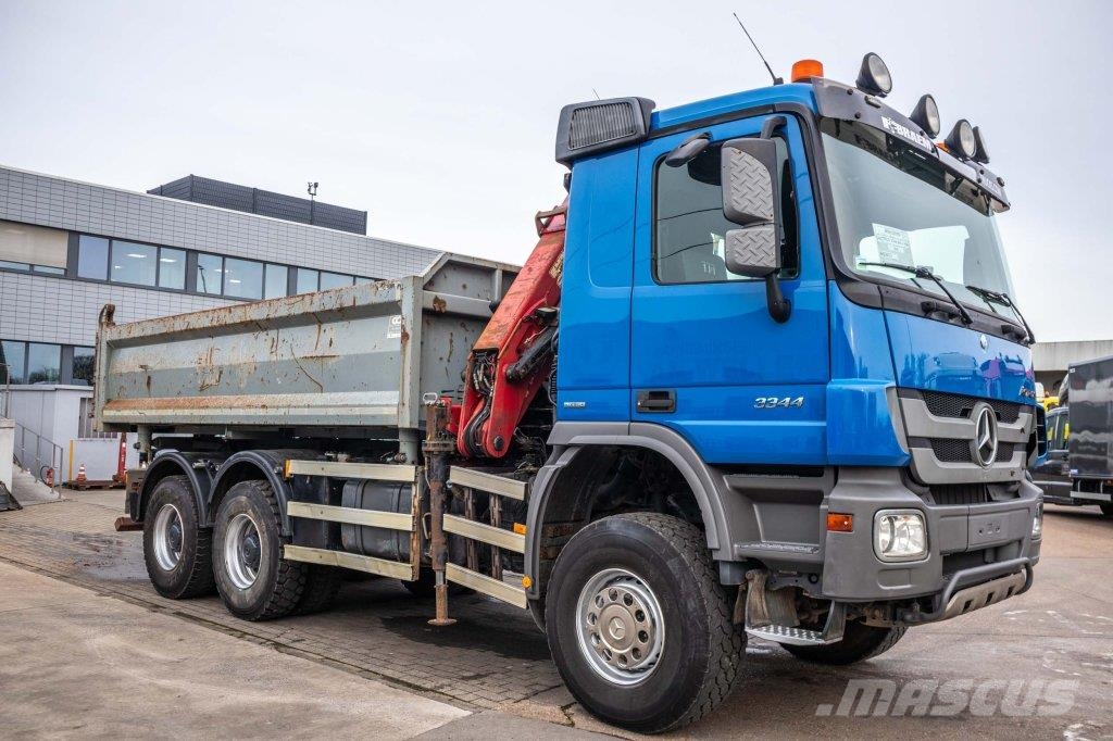 Mercedes-Benz ACTROS 3344 AK -MP3+HMF 1643 Z2 Bañeras basculantes usadas