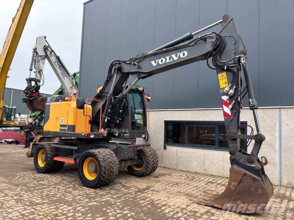 Volvo EWR 150 E - EWR150 - EWR150E - EWR 170 E 140 160 Escavadeiras de rodas
