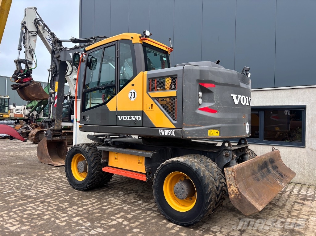 Volvo EWR 150 E - EWR150 - EWR150E - EWR 170 E 140 160 Escavadeiras de rodas