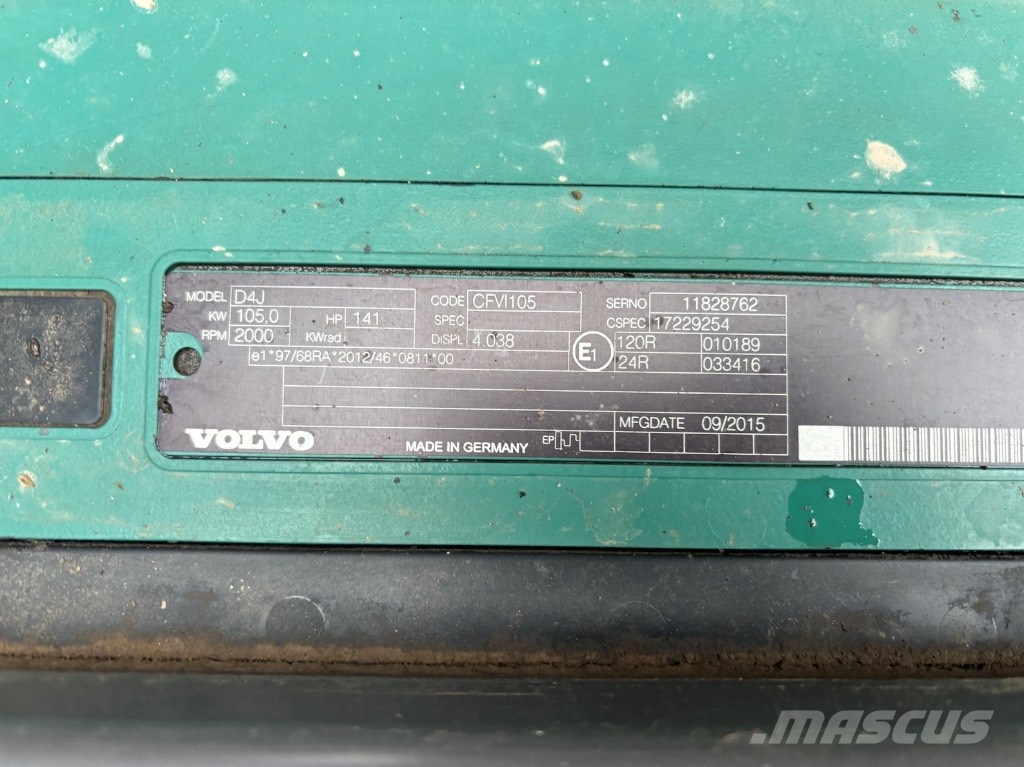 Volvo EWR 150 E - EWR150 - EWR150E - EWR 170 E 140 160 Escavadeiras de rodas