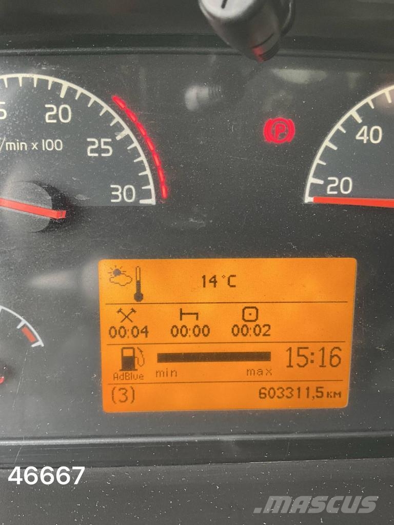 Volvo FM 400 Euro 5 AJK 25 Ton haakarmsysteem شاحنات الرافعات الخطافية