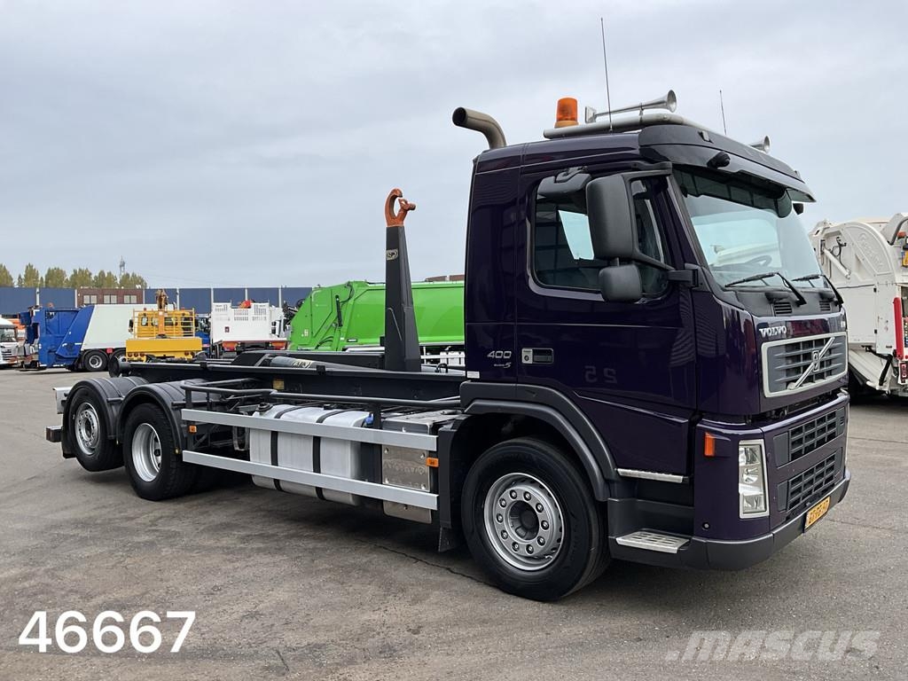Volvo FM 400 Euro 5 AJK 25 Ton haakarmsysteem شاحنات الرافعات الخطافية
