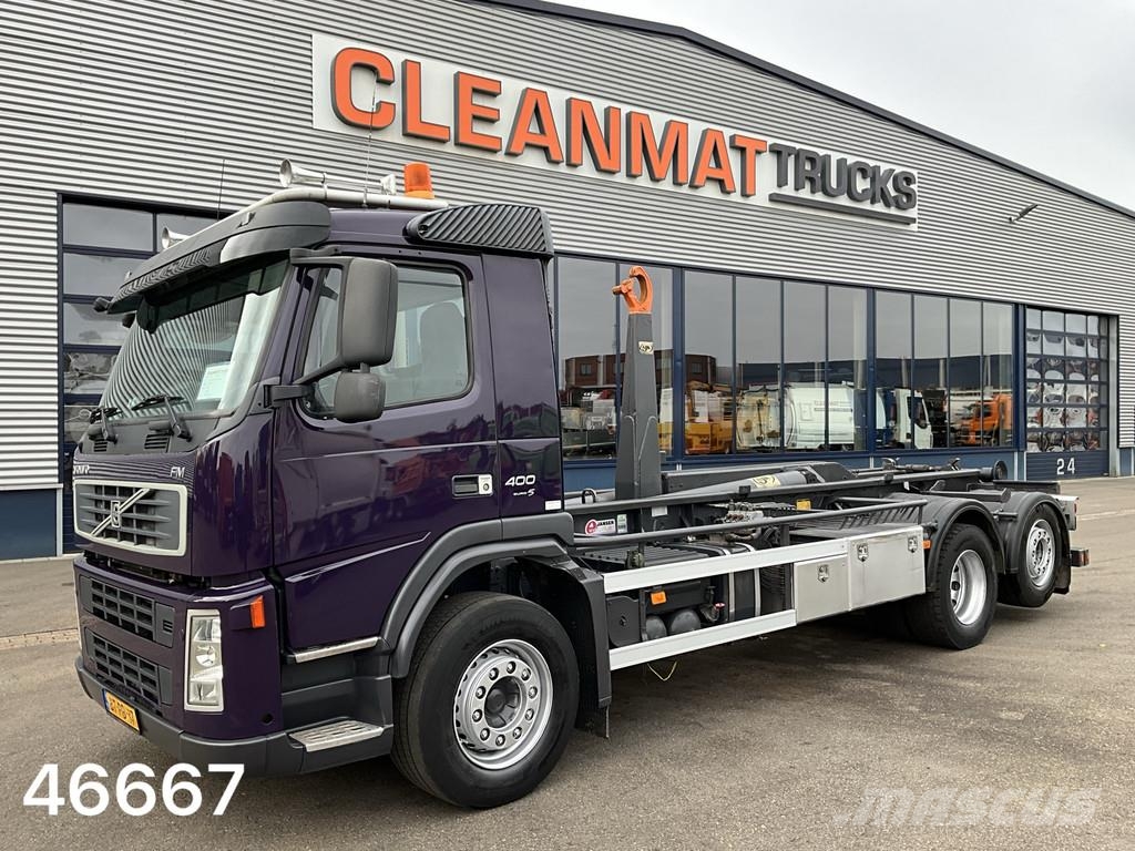 Volvo FM 400 Euro 5 AJK 25 Ton haakarmsysteem شاحنات الرافعات الخطافية