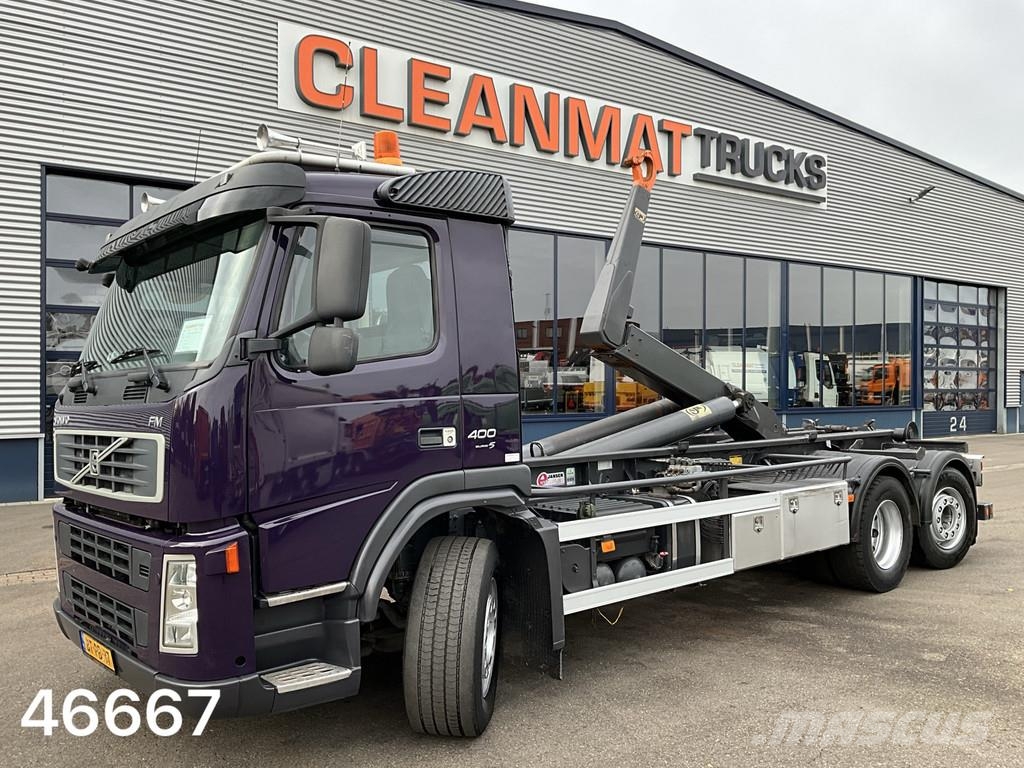 Volvo FM 400 Euro 5 AJK 25 Ton haakarmsysteem شاحنات الرافعات الخطافية