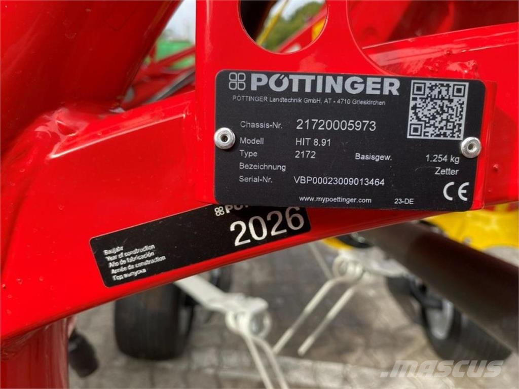 Pöttinger HIT 8.91 Pöyhimet ja haravat