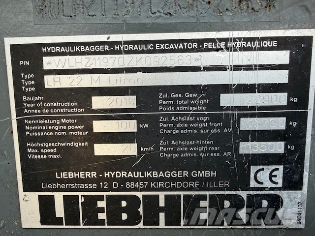 Liebherr LH 22 M Waste / industry handlers