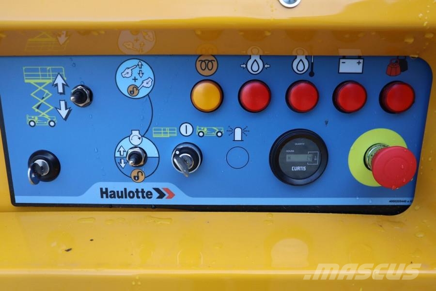 Haulotte Compact 12DX Valid Inspection, Diesel, 4x4 Drive, Šķerveida pacēlāji