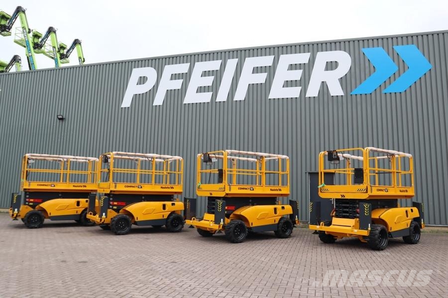 Haulotte Compact 12DX Valid Inspection, Diesel, 4x4 Drive, Šķerveida pacēlāji