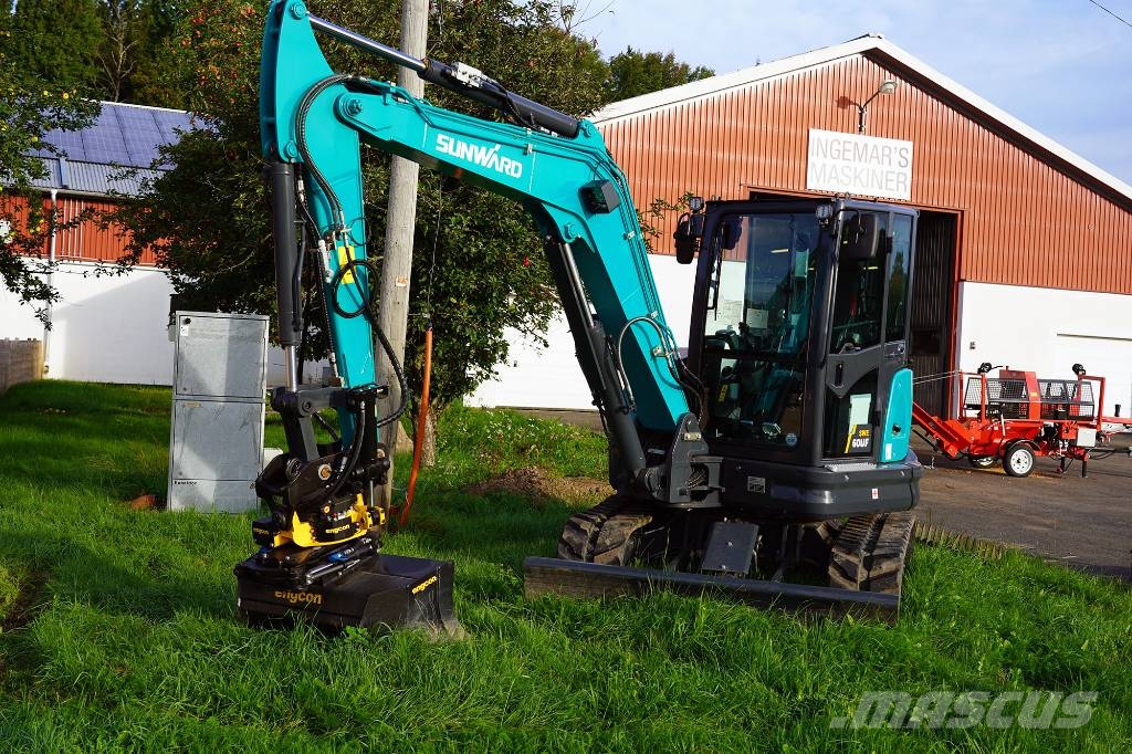DEMOMASKIN - SUNWARD SWE60UF KOMPLETT Crawler excavators