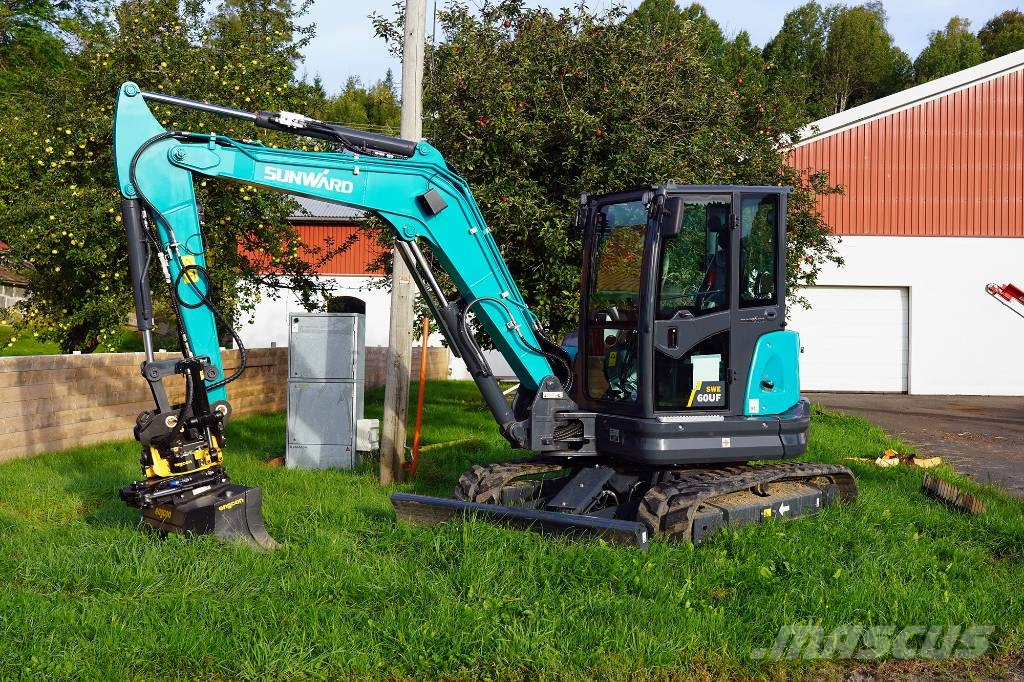 DEMOMASKIN - SUNWARD SWE60UF KOMPLETT Crawler excavators