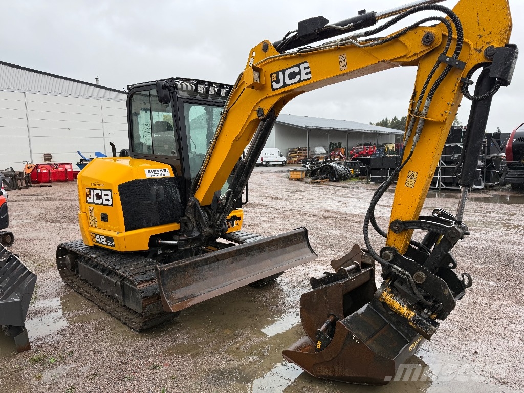 JCB 48 Z-1 Engcon EC206, 3skopor Minigrävare < 7t