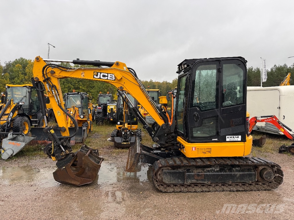 JCB 48 Z-1 Engcon EC206, 3skopor Minigrävare < 7t