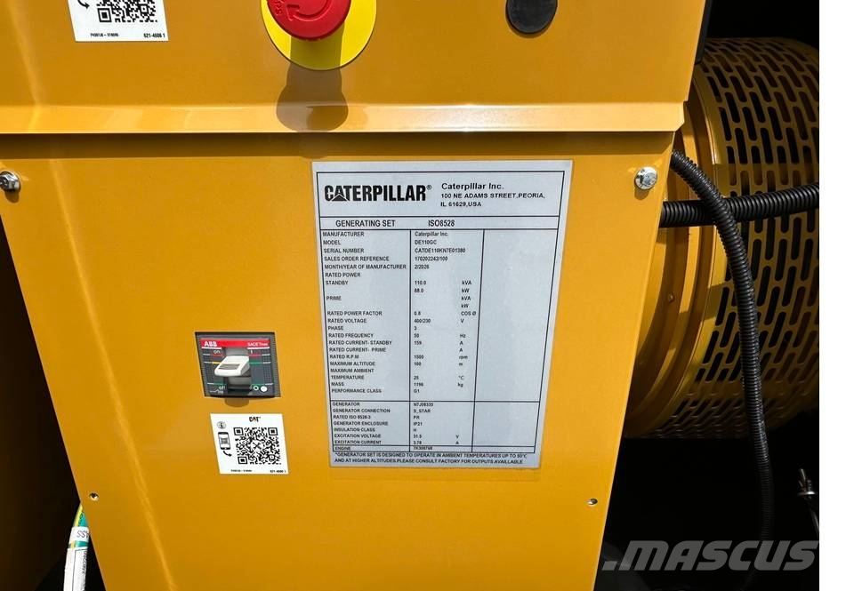 CAT DE110GC Generadores diésel