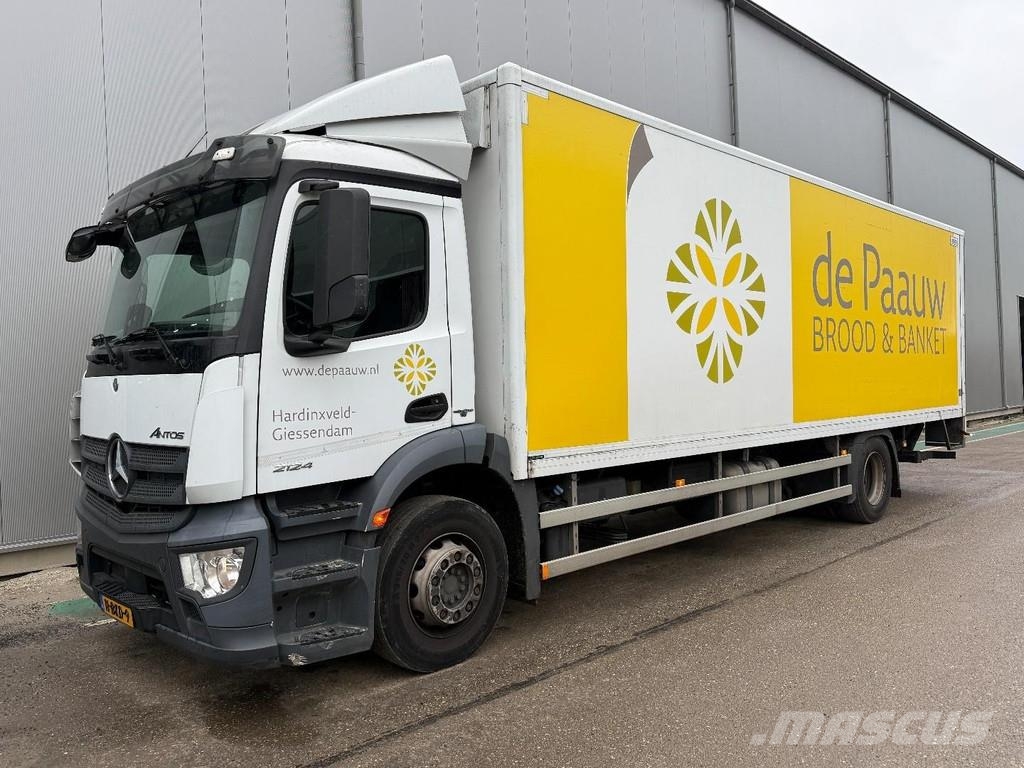 Mercedes-Benz Antos 2124 4x2 EURO 6 + BOX 8,60 METER + LOADLIFT Umpikorikuorma-autot