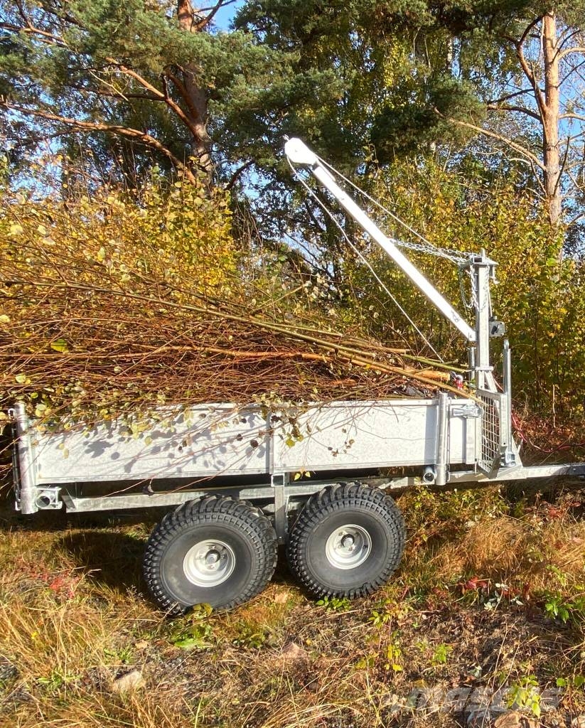 VEDBOGGI KOMPLETT TILL ATV / FYRHJULING Metsaveohaagised