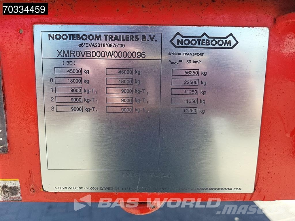 Nooteboom OVB-45-03 Vlakke laadvloeren