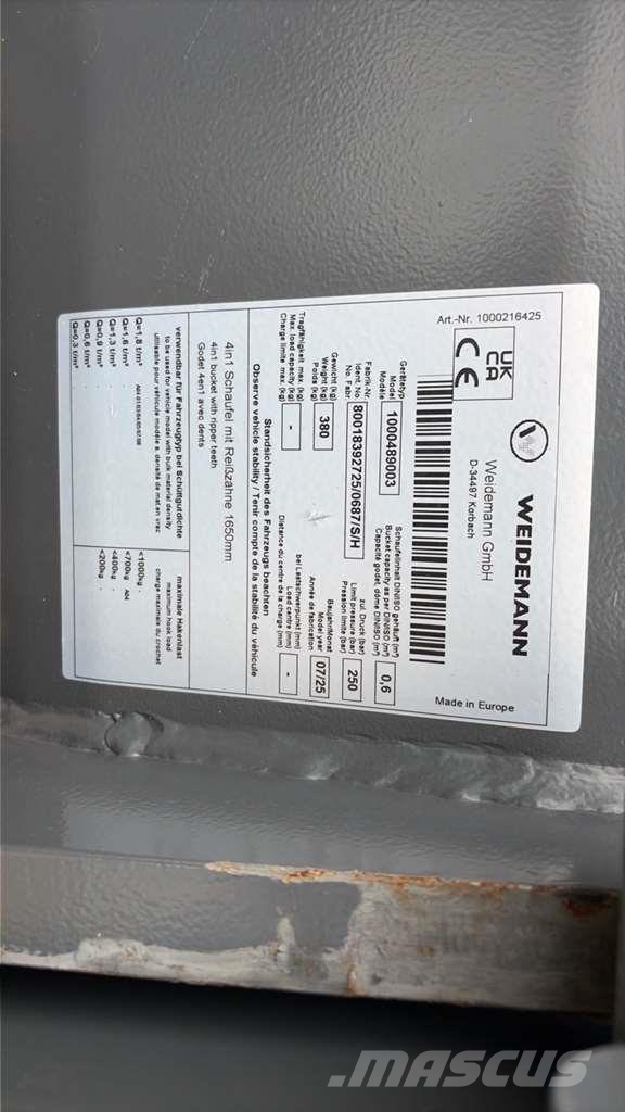 Wacker Neuson WL750 Tekerlekli yükleyiciler