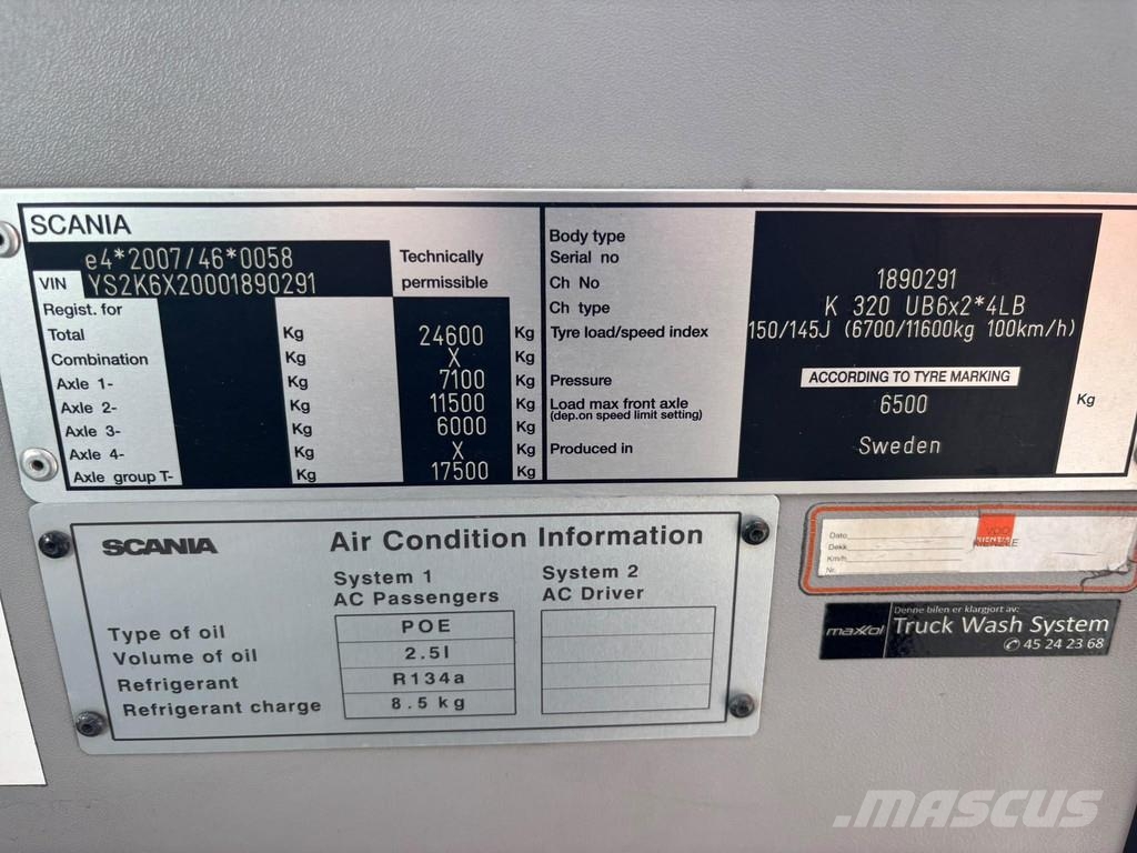 Scania K 320 Citywide 6x2*4 AC / AUXILIARY HEATER Autobus urbain