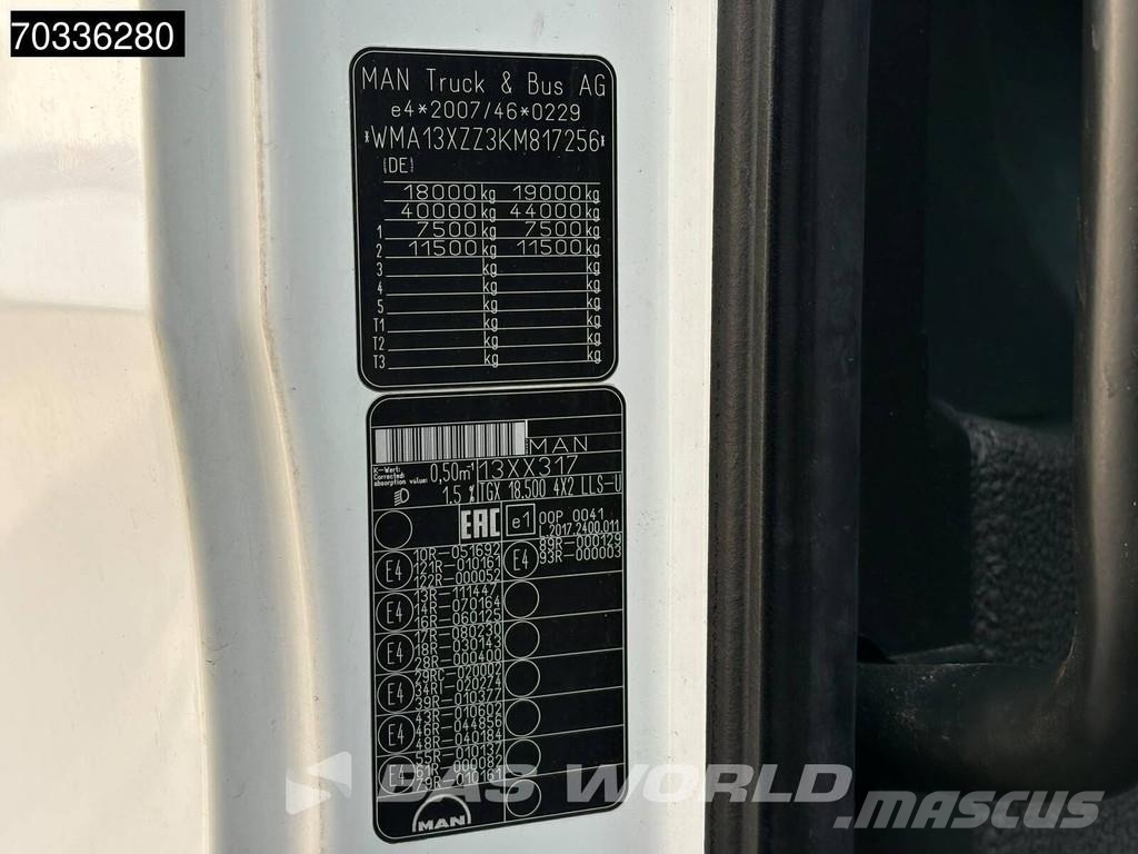 MAN TGX 18.500 TGX 4X2 XXL Mega Hebesattel Retarder 2x Dragbilar