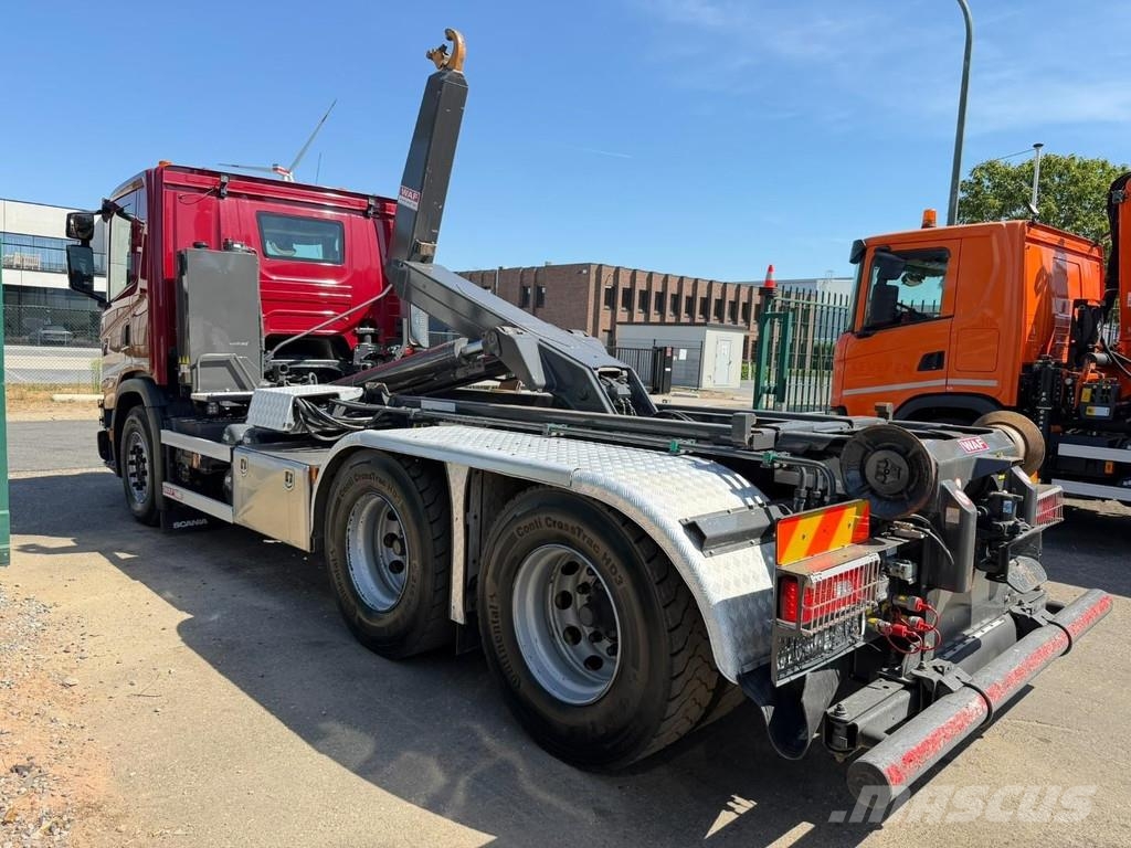 Scania G500 XT 6x4 WAF 20T HOOKLIFT / HAAKARM - *76.000km Camiones elevadores de gancho