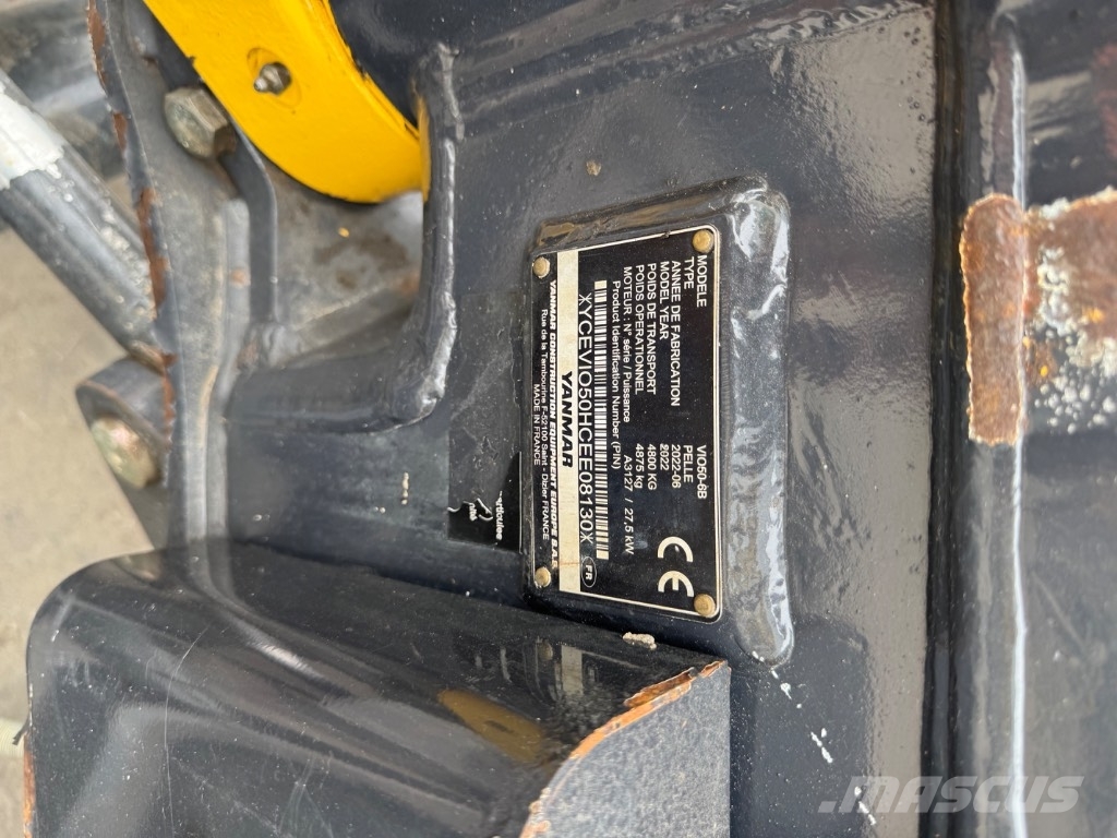 Yanmar VIO50 (08130) حفارات صغيرة أقل من 7 طن (حفارات صغيرة)