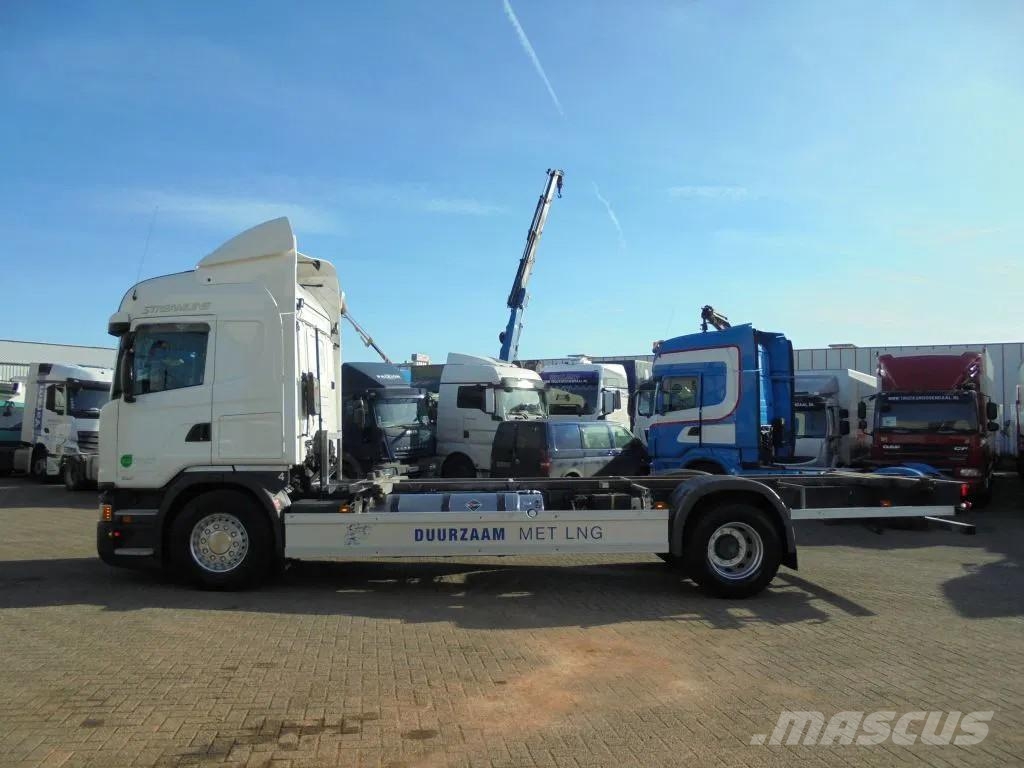 Scania G 340 + Euro 6 + LNG + Manual+BDF شاحنات بمقصورة وهيكل