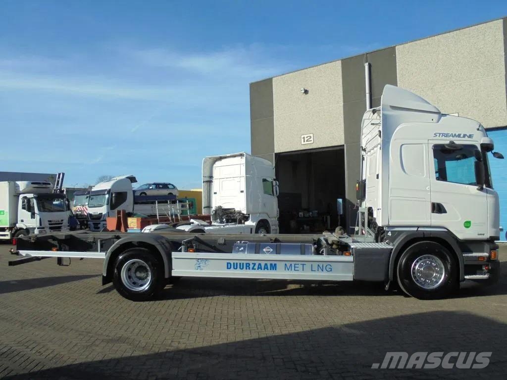 Scania G 340 + Euro 6 + LNG + Manual+BDF شاحنات بمقصورة وهيكل