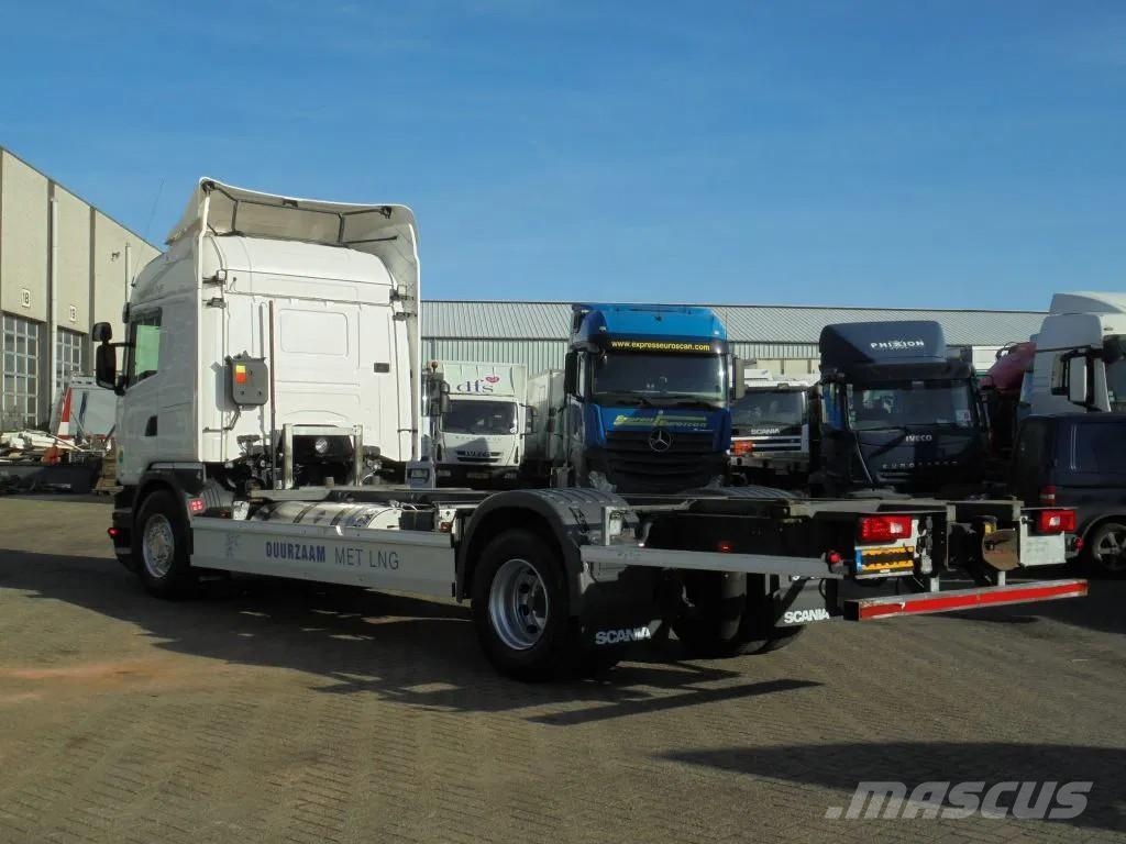 Scania G 340 + Euro 6 + LNG + Manual+BDF شاحنات بمقصورة وهيكل