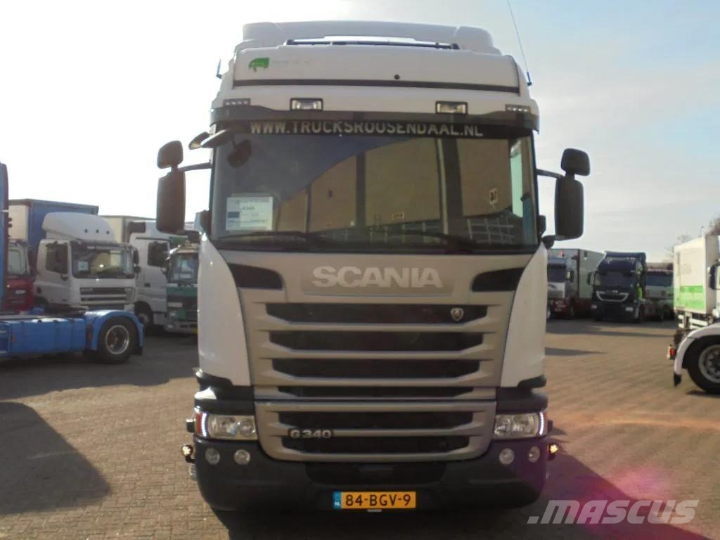 Scania G 340 + Euro 6 + LNG + Manual+BDF شاحنات بمقصورة وهيكل