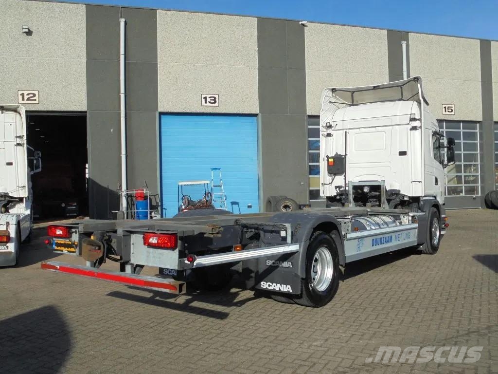 Scania G 340 + Euro 6 + LNG + Manual+BDF شاحنات بمقصورة وهيكل