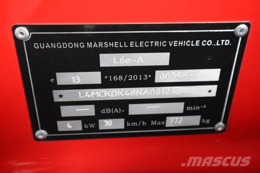 BRINGO L6E-A Dutch Registration, Valid inspection, Hjælpemaskiner