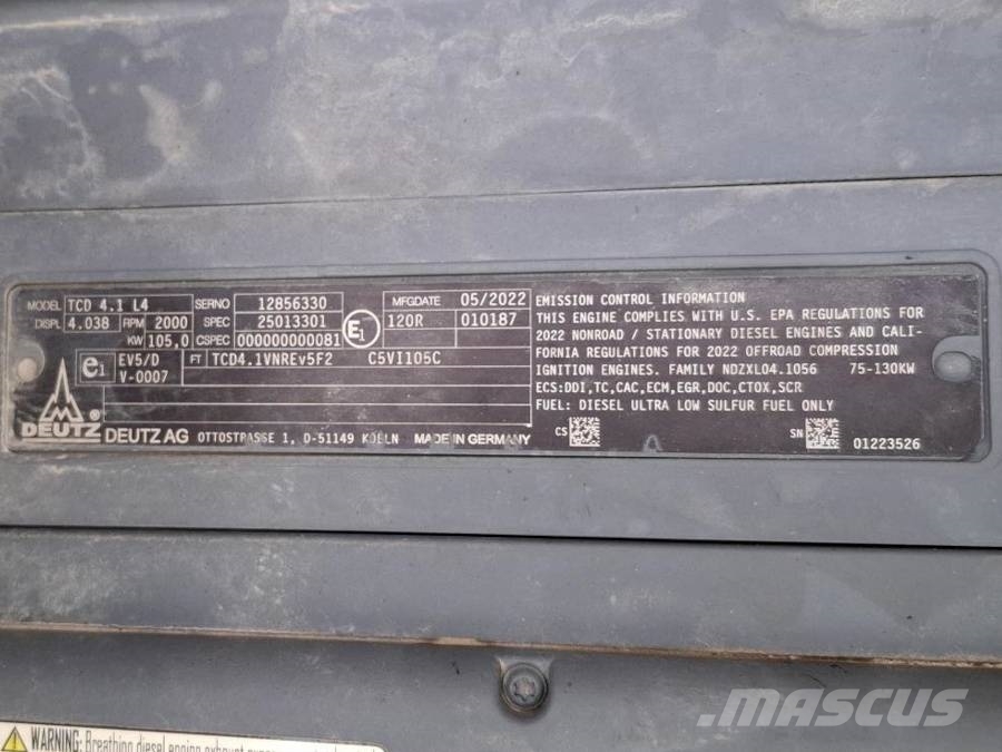Hitachi ZX 135 W-7 Pyöräkaivukoneet