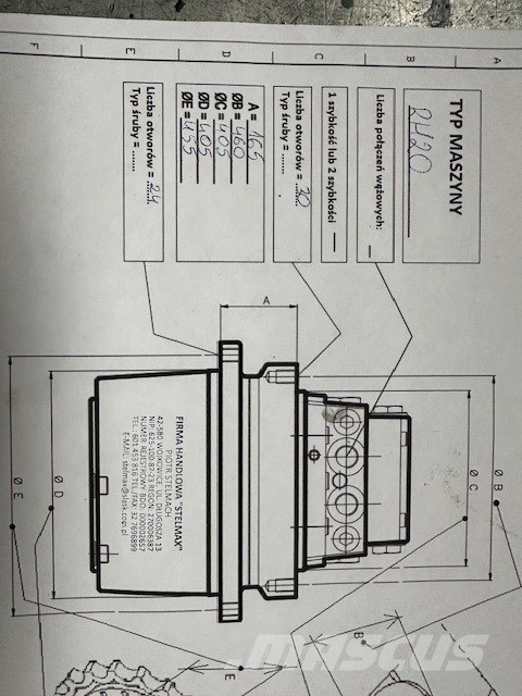 O&K RH 20 USED FINAL DRIVE Трансмиссии и КПП