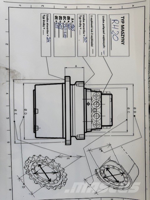 O&K RH 20 USED FINAL DRIVE Трансмиссии и КПП