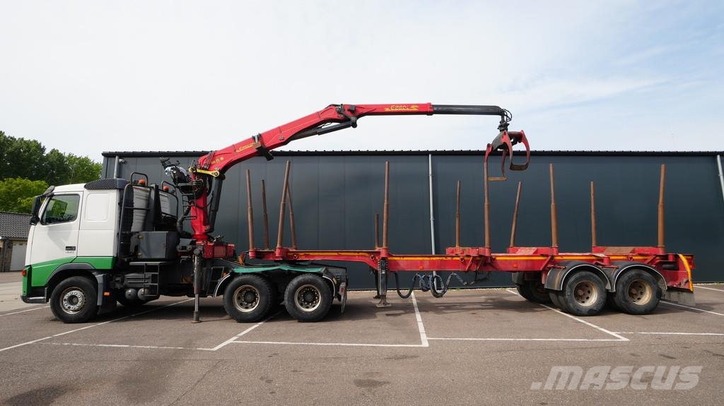 Volvo FH 460 6x4 combi with Palfinger SRX 47 crane and l Trækkere