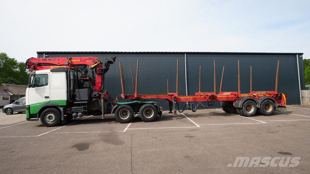 Volvo FH 460 6x4 combi with Palfinger SRX 47 crane and l Trækkere