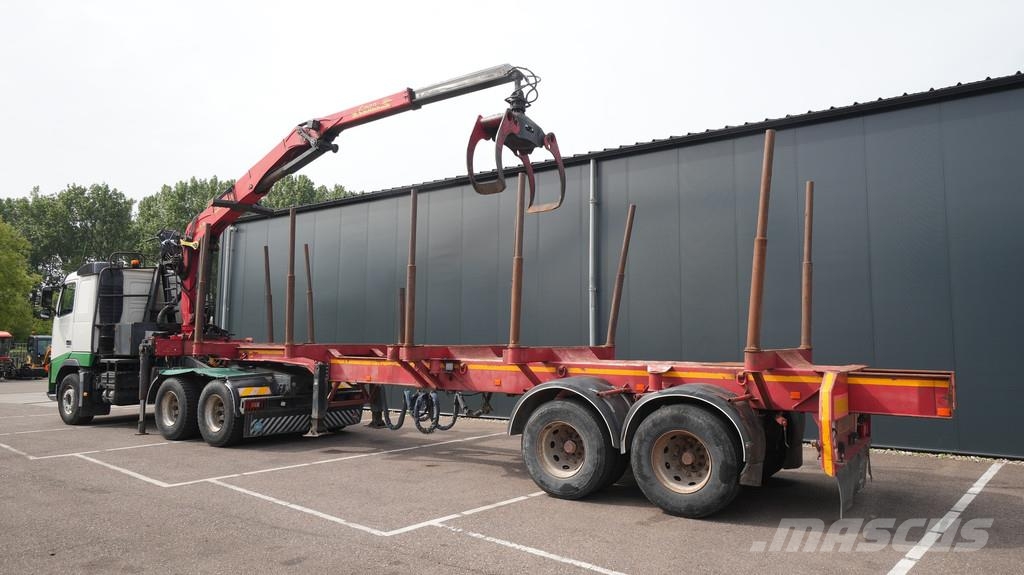 Volvo FH 460 6x4 combi with Palfinger SRX 47 crane and l Trækkere