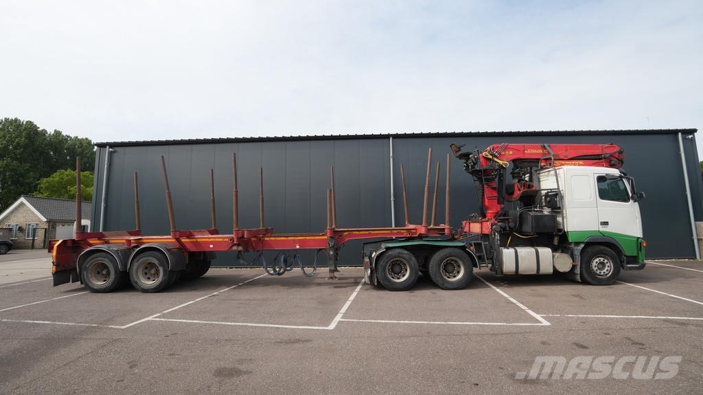 Volvo FH 460 6x4 combi with Palfinger SRX 47 crane and l Trækkere