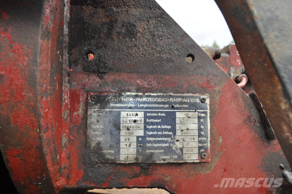 Huttner HR 5050S Wyciągarka leśna Otros componentes