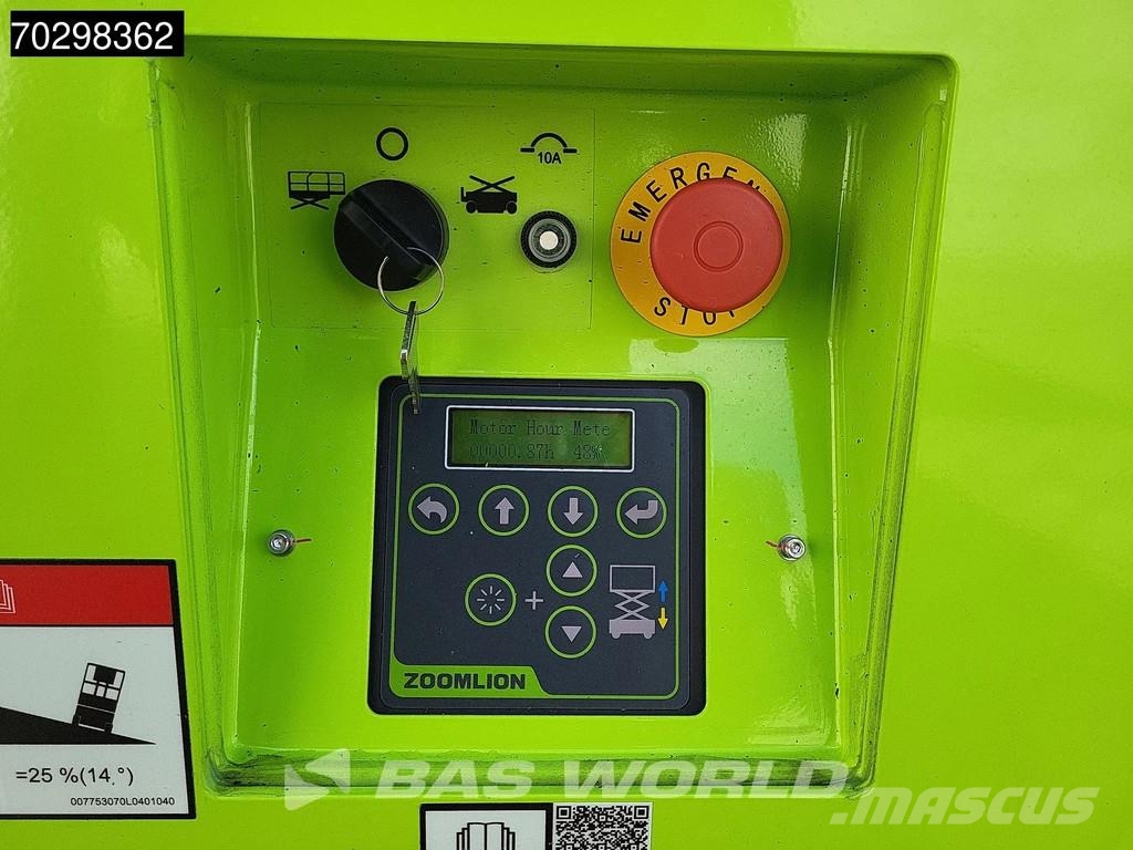 Zoomlion ZS0812AC-Li 8 M - Factory Warranty - CE-Certified Schaarhoogwerkers