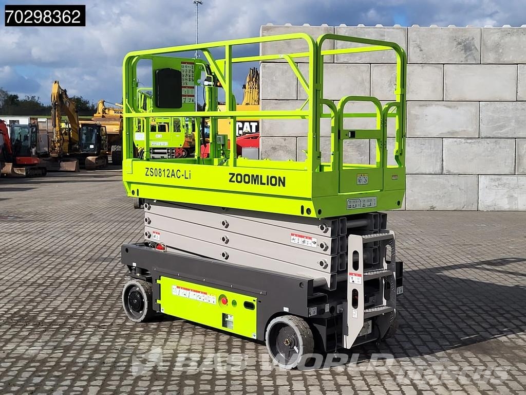 Zoomlion ZS0812AC-Li 8 M - Factory Warranty - CE-Certified Schaarhoogwerkers