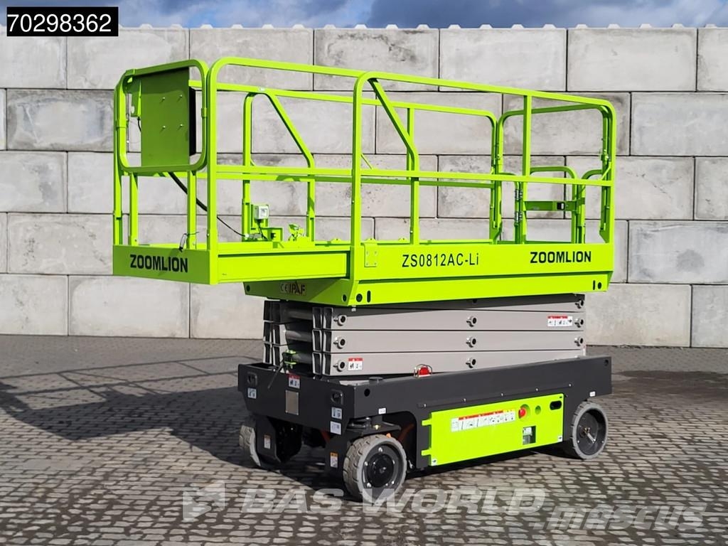 Zoomlion ZS0812AC-Li 8 M - Factory Warranty - CE-Certified Schaarhoogwerkers