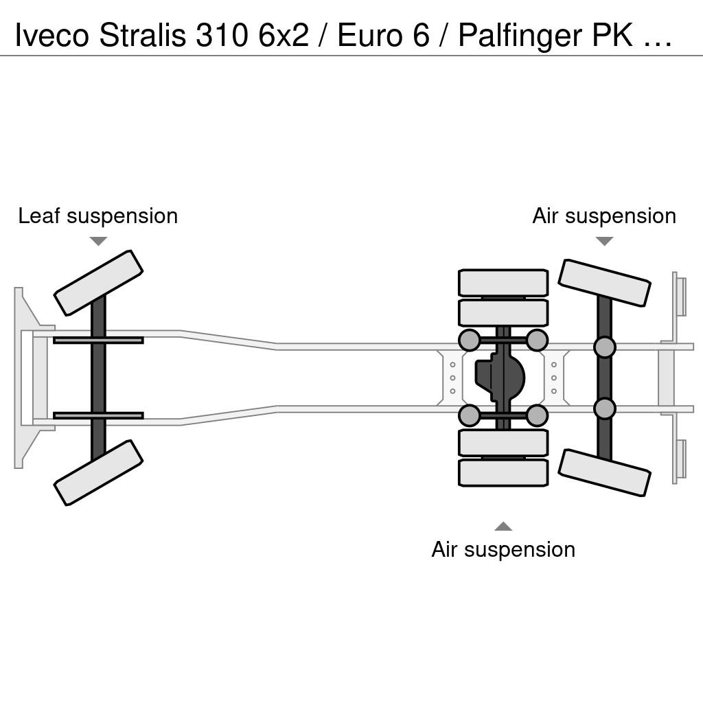 Iveco Stralis 310 6x2 / Euro 6 / Palfinger PK 23001-EH B مركبات النقل