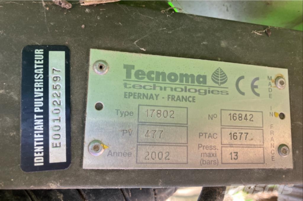 Tecnoma TX 800 REGULAIR Прицепные опрыскиватели