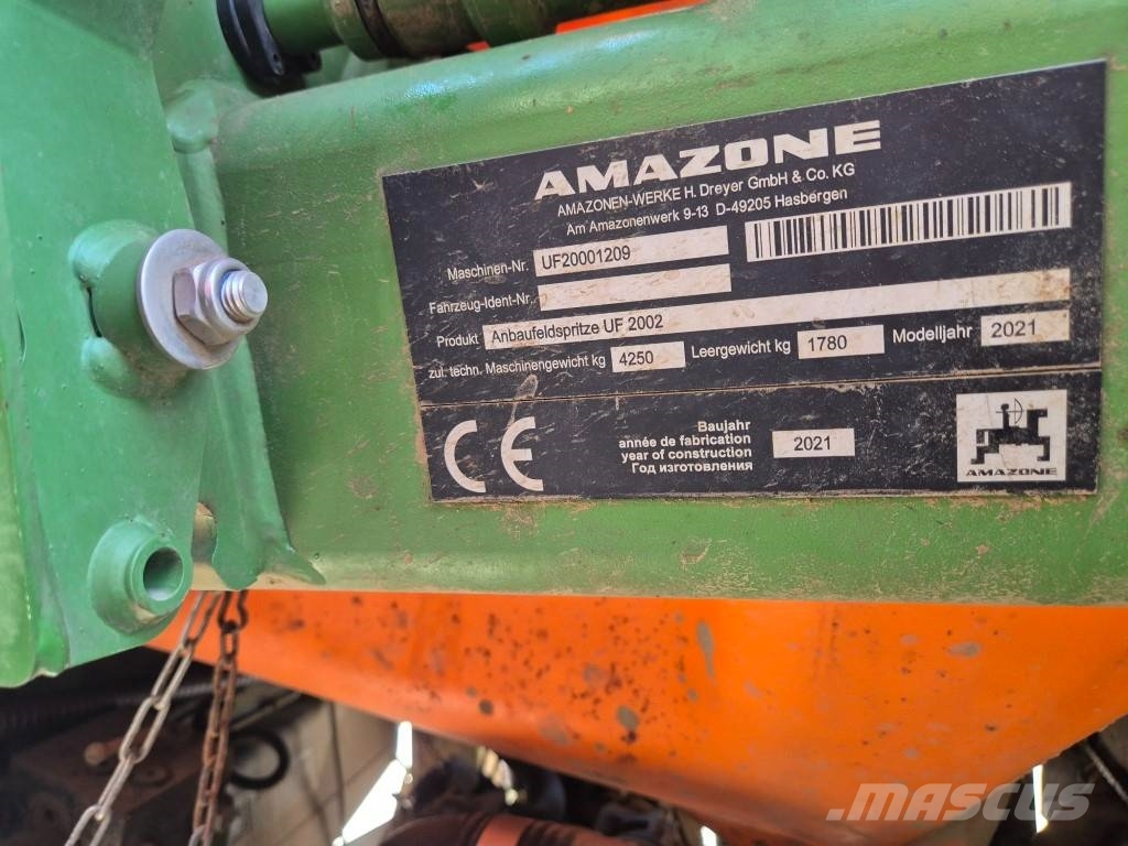 Amazone UF2002 + FT 1502 Pulverizadores montados