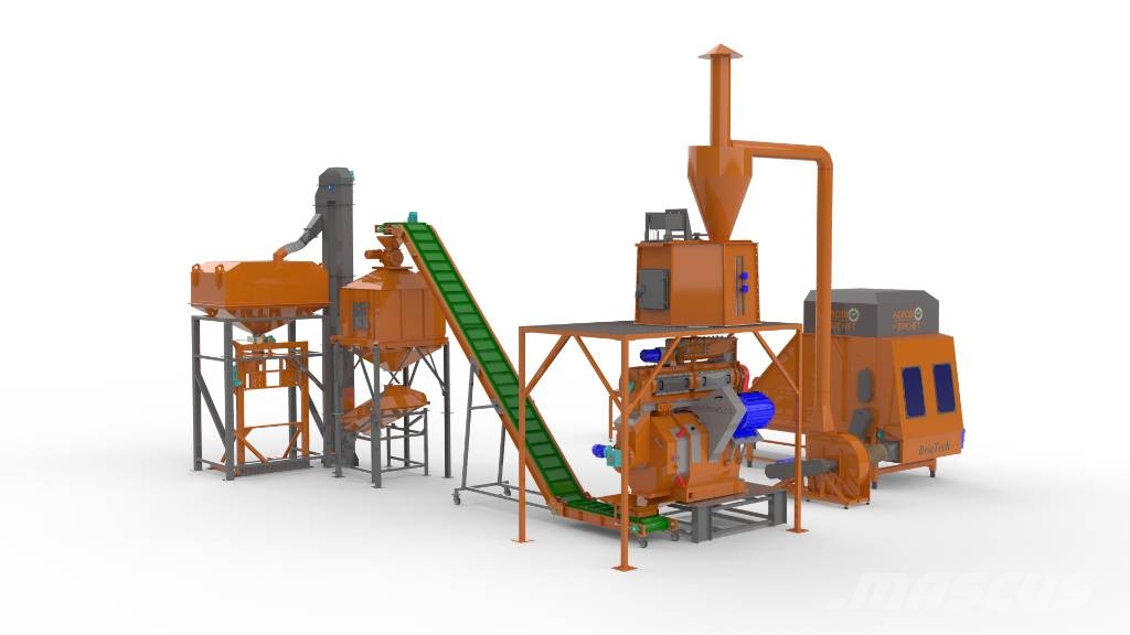 Biomass Pelletizing Line LPPPR-600 - Briquetting Technology 林業其他機械設備