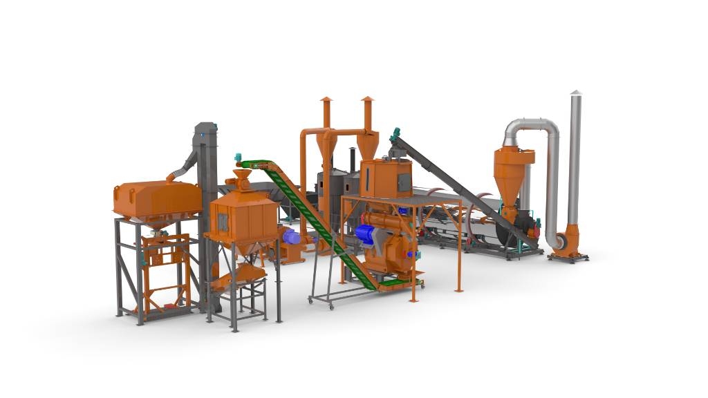 Linia peletizare biomasa - Briquetting Technology LPPPR-600 林业机械-其他